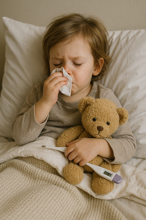 Je vaše dítě zdravé nebo nemocné?